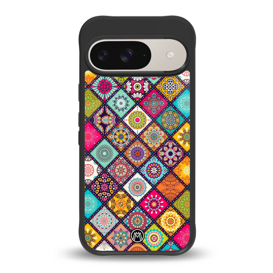 mandala art back phone cover | glass case for google pixel 9