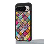 mandala art back phone cover | glass case for google pixel 9 pro