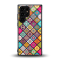 mandala art back phone cover | glass case for samsung galaxy s23 ultra