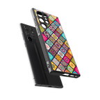 mandala art back phone cover | glass case for samsung galaxy s23 ultra