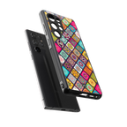 mandala art back phone cover | glass case for samsung galaxy s25 ultra