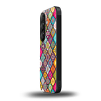 mandala art back phone cover | glass case for samsung galaxy s24