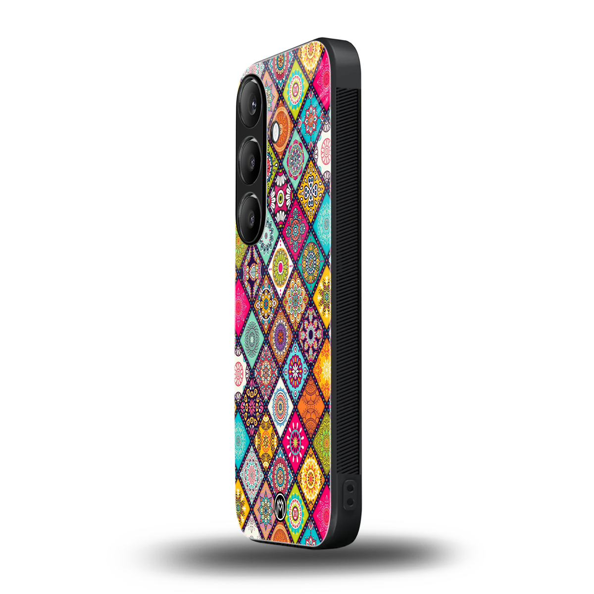 mandala art back phone cover | glass case for samsung galaxy s25 plus