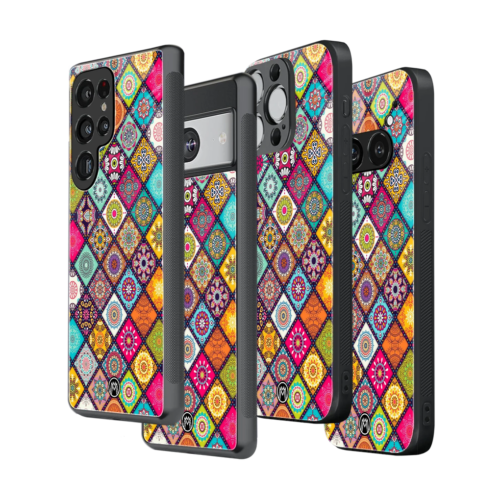 Stylish Glass Back Case for All Smartphones – iPhone, Samsung, OnePlus, Pixel, Redmi, Oppo, Vivo, Motorola