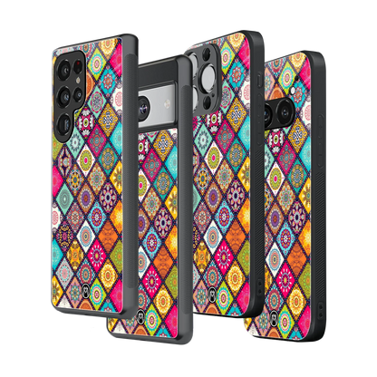 Stylish Glass Back Case for All Smartphones – iPhone, Samsung, OnePlus, Pixel, Redmi, Oppo, Vivo, Motorola