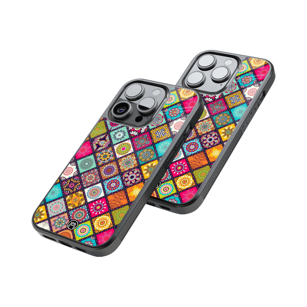 Protective Glass Back Phone Case Compatible with iPhone, Samsung, OnePlus, Pixel & More