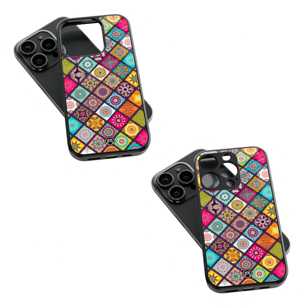 Trendy Glass Back Mobile Case for iPhone, Samsung, Redmi, OnePlus, Google Pixel, Motorola