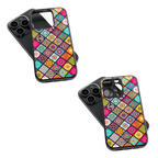 Trendy Glass Back Mobile Case for iPhone, Samsung, Redmi, OnePlus, Google Pixel, Motorola