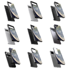 Durable Glass Back Mobile Case for iPhone, Samsung, OnePlus, Google Pixel, Redmi, Vivo, Oppo