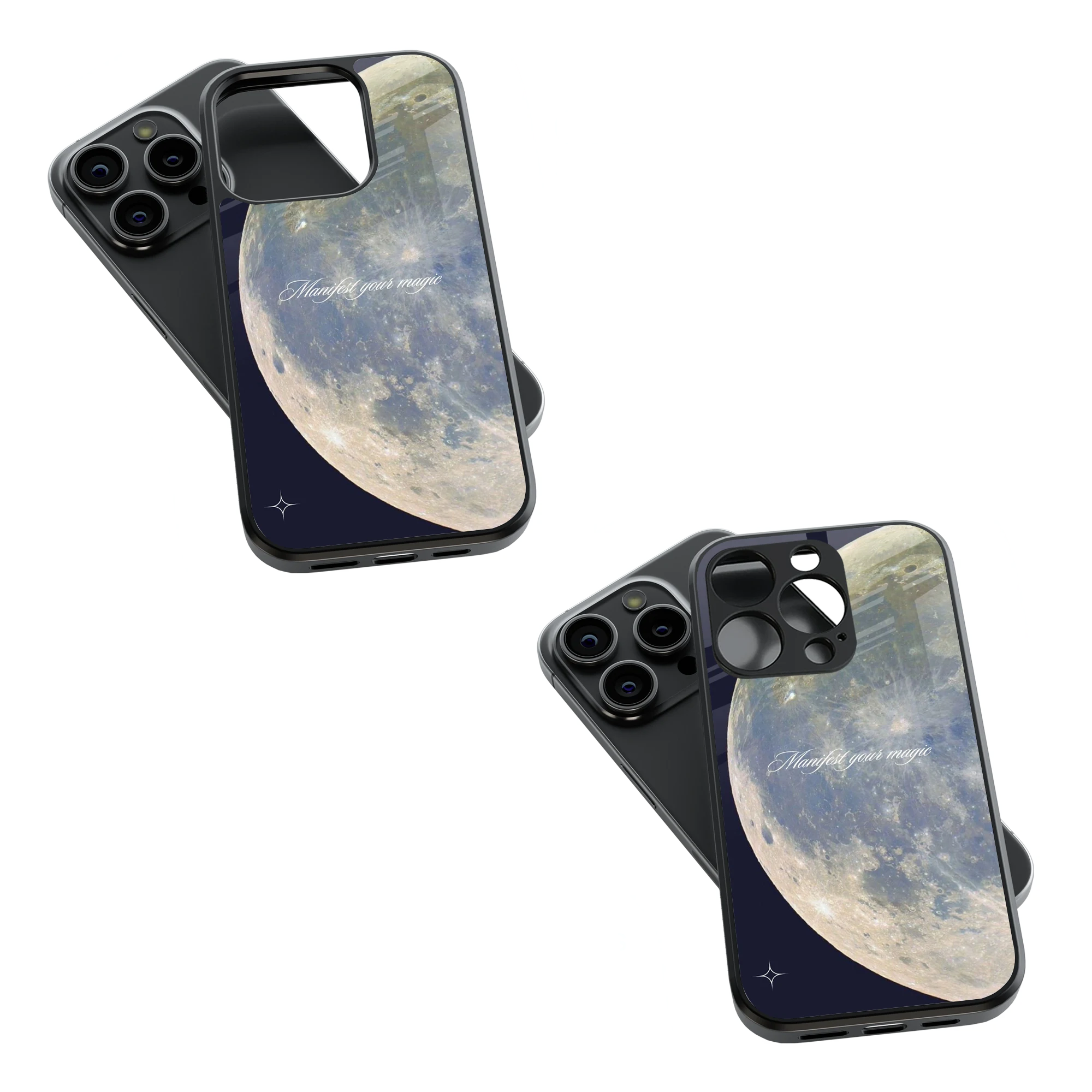Trendy Glass Back Mobile Case for iPhone, Samsung, Redmi, OnePlus, Google Pixel, Motorola