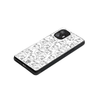 many faces white back phone cover | glass case for nothing phone 2