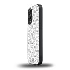 many faces white back phone cover | glass case for oneplus nord ce 4 lite