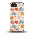 many faces yellow back phone cover | glass case for iphone 16e