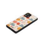 many faces yellow back phone cover | glass case for nothing phone 1