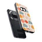 many faces yellow back phone cover | glass case for nothing phone 2a