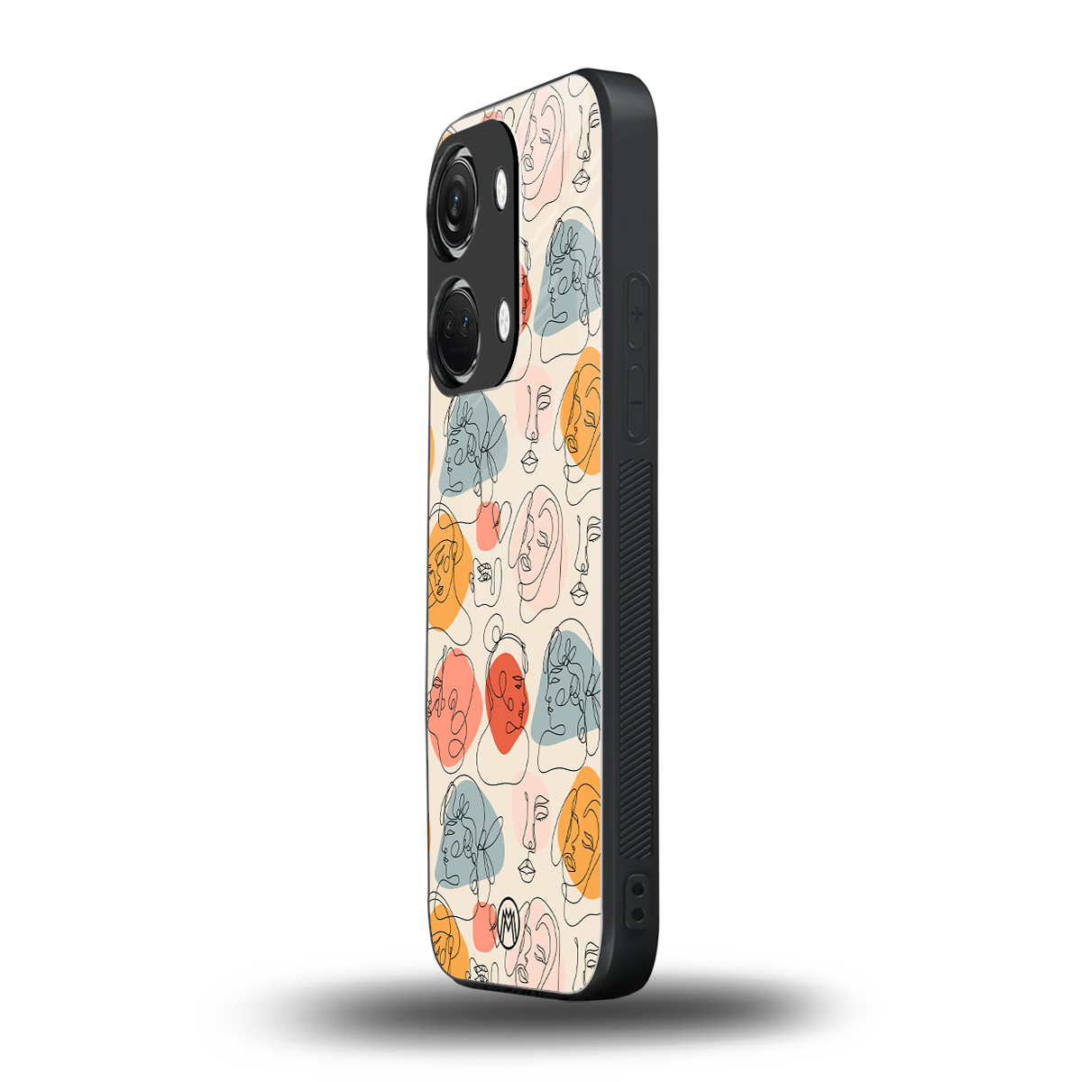 many faces yellow back phone cover | glass case for oneplus nord 3