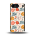 many faces yellow back phone cover | glass case for oneplus nord 4