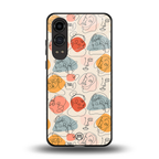 many faces yellow back phone cover | glass case for oneplus nord ce 4 lite
