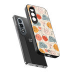 many faces yellow back phone cover | glass case for oneplus nord ce 4