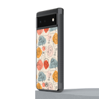 many faces yellow back phone cover | glass case for Google Pixel 6A