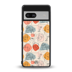 many faces yellow back phone cover | glass case for Google Pixel 7