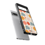 many faces yellow back phone cover | glass case for Google Pixel 7