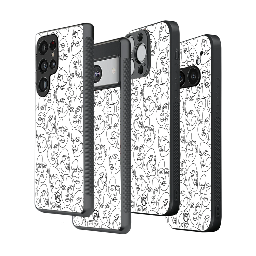 Stylish Glass Back Case for All Smartphones – iPhone, Samsung, OnePlus, Pixel, Redmi, Oppo, Vivo, Motorola