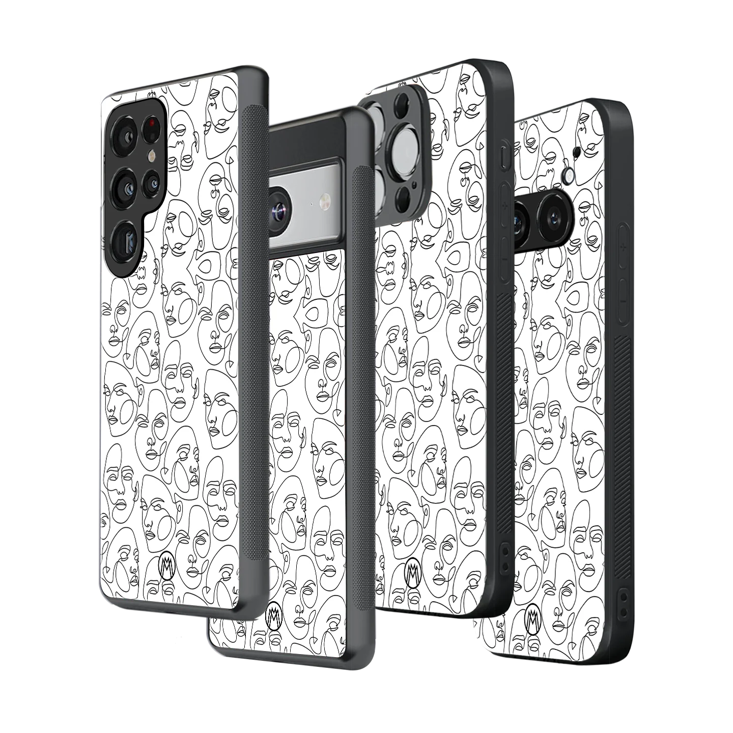 Stylish Glass Back Case for All Smartphones – iPhone, Samsung, OnePlus, Pixel, Redmi, Oppo, Vivo, Motorola