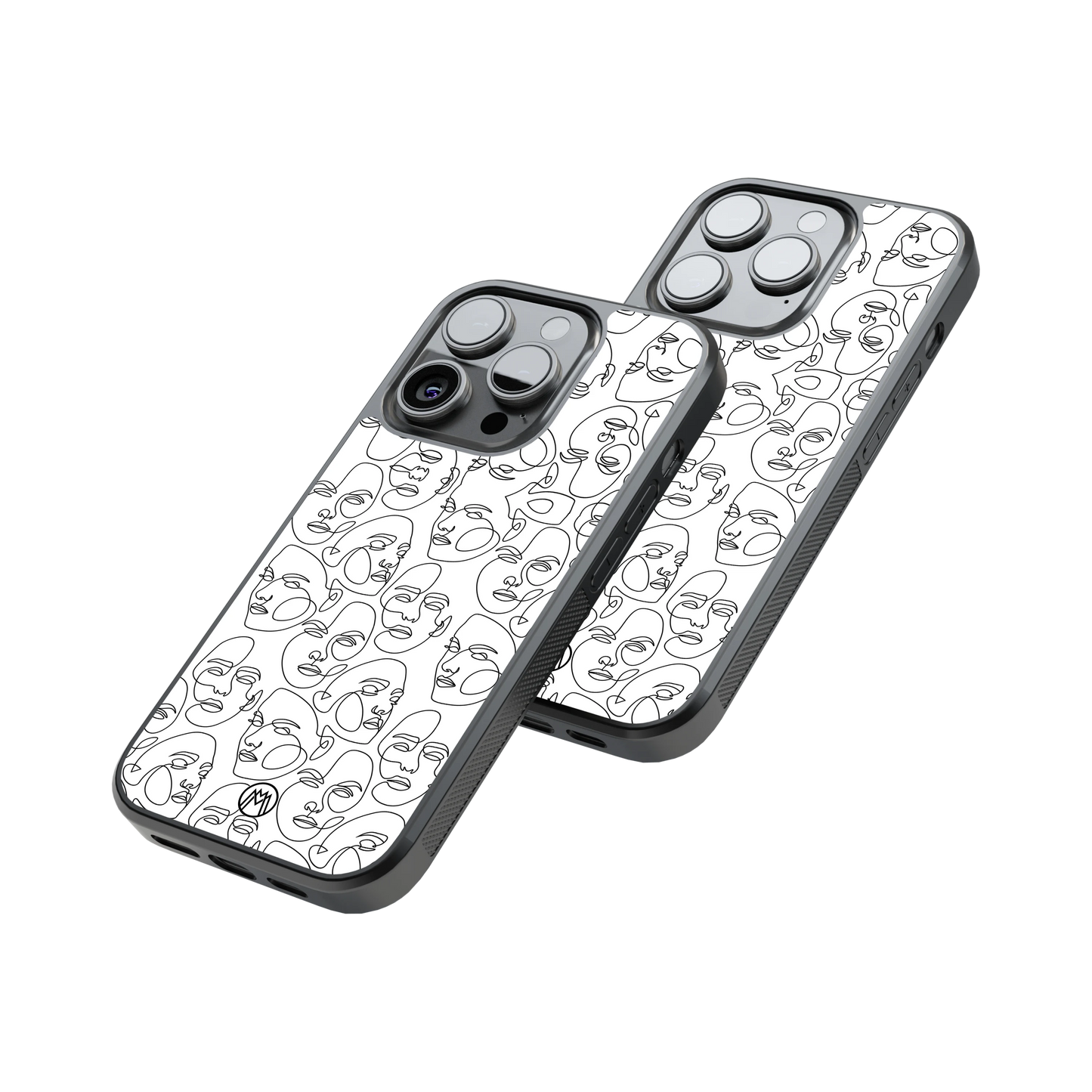 Protective Glass Back Phone Case Compatible with iPhone, Samsung, OnePlus, Pixel & More