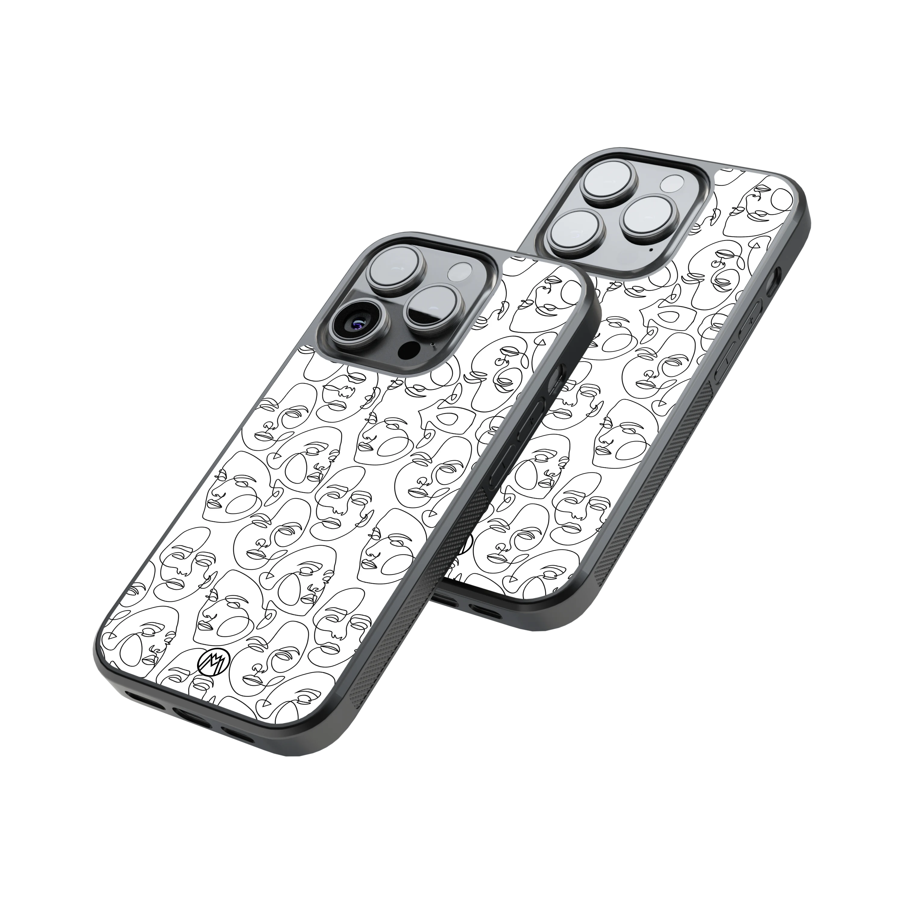 Protective Glass Back Phone Case Compatible with iPhone, Samsung, OnePlus, Pixel & More