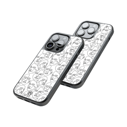 Protective Glass Back Phone Case Compatible with iPhone, Samsung, OnePlus, Pixel & More