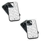 Trendy Glass Back Mobile Case for iPhone, Samsung, Redmi, OnePlus, Google Pixel, Motorola