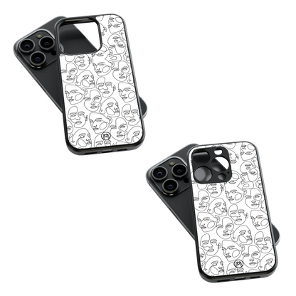 Trendy Glass Back Mobile Case for iPhone, Samsung, Redmi, OnePlus, Google Pixel, Motorola