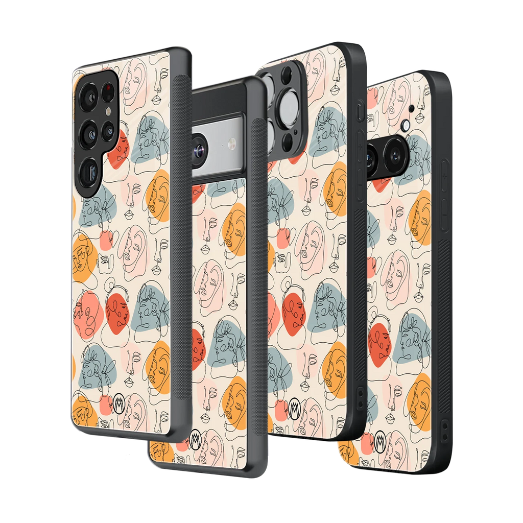 Stylish Glass Back Case for All Smartphones – iPhone, Samsung, OnePlus, Pixel, Redmi, Oppo, Vivo, Motorola