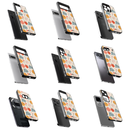 Durable Glass Back Mobile Case for iPhone, Samsung, OnePlus, Google Pixel, Redmi, Vivo, Oppo