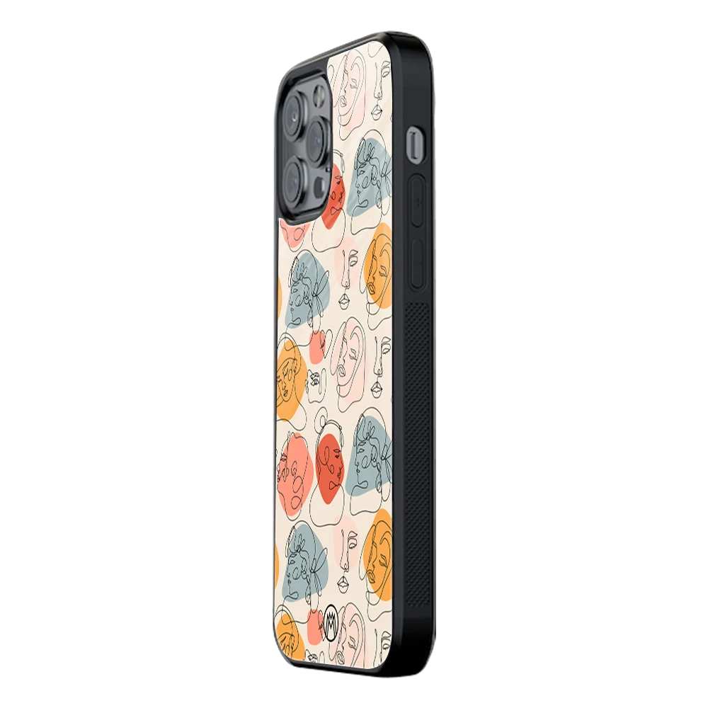 Slim Glass Back Phone Case for Multiple Brands – iPhone, Samsung, Redmi, OnePlus, Oppo, Vivo