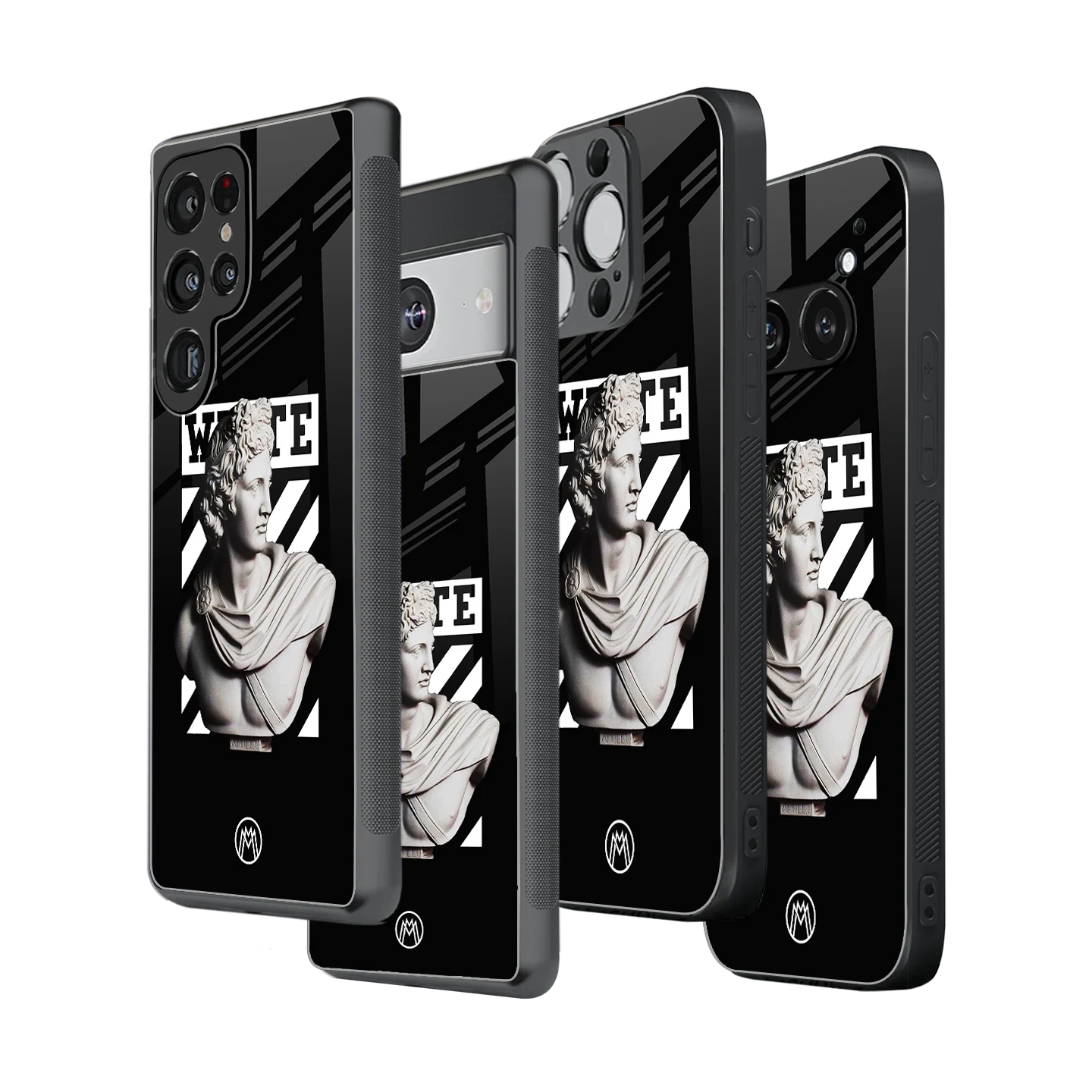 Stylish Glass Back Case for All Smartphones iPhone, Samsung, OnePlus, Pixel, Redmi, Oppo, Vivo, Motorola