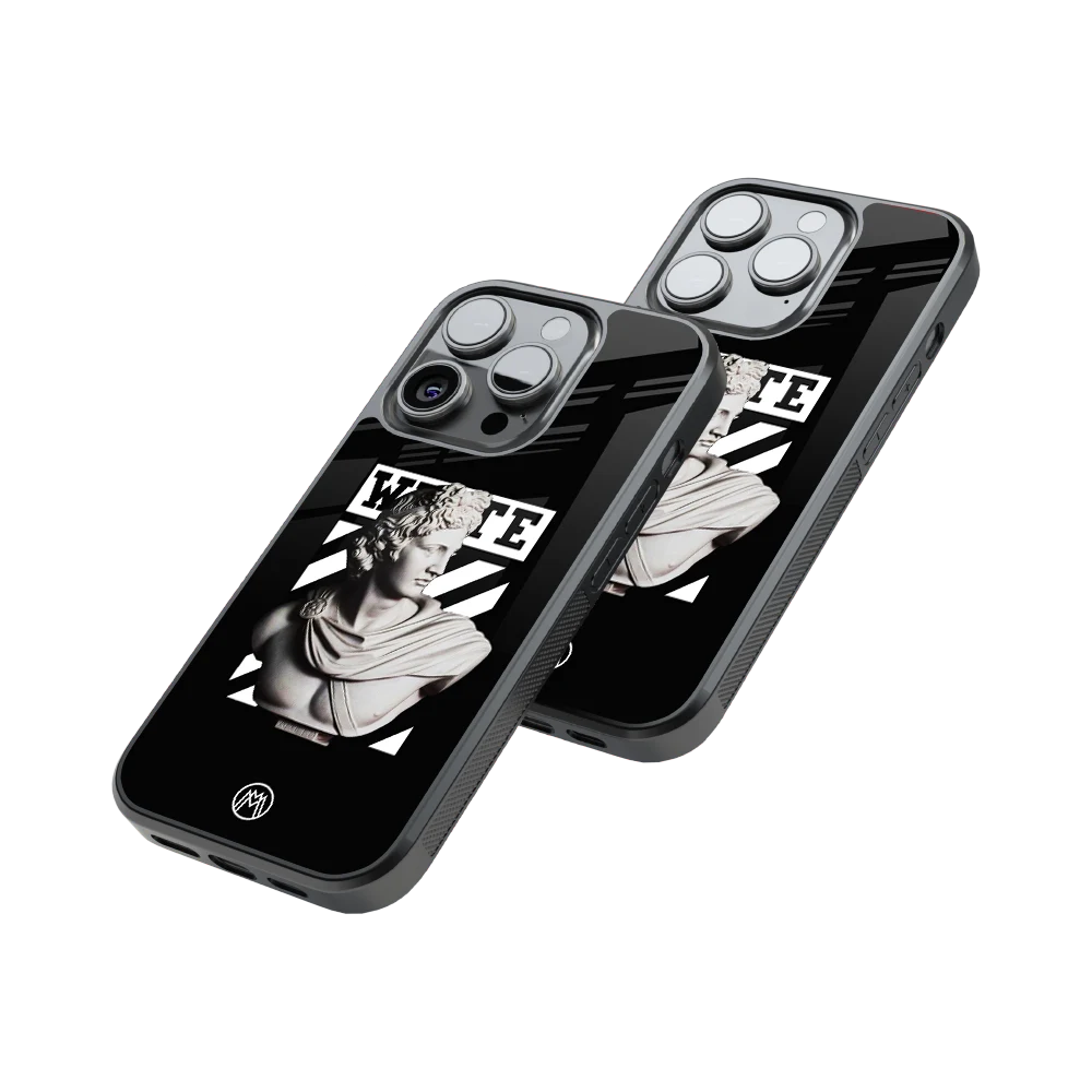 Protective Glass Back Phone Case Compatible with iPhone, Samsung, OnePlus, Pixel & More
