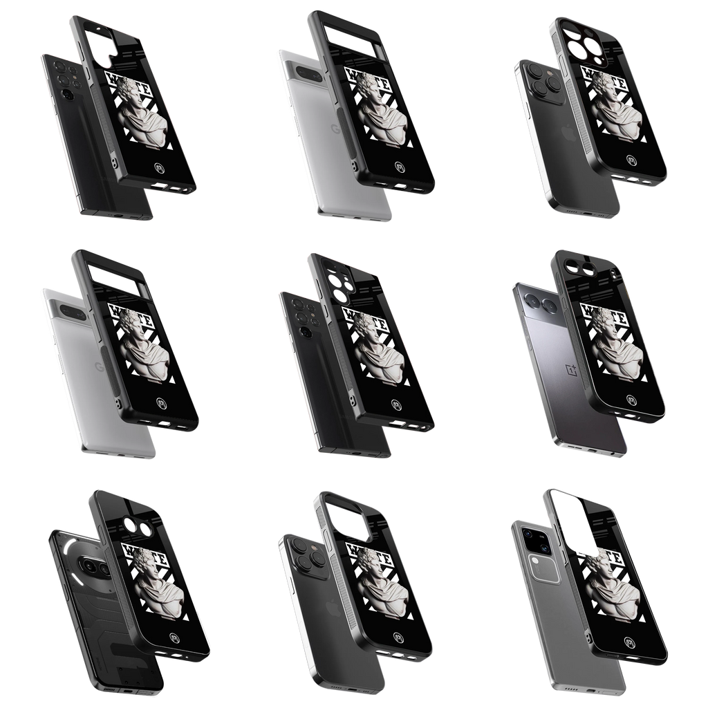 Durable Glass Back Mobile Case for iPhone, Samsung, OnePlus, Google Pixel, Redmi, Vivo, Oppo