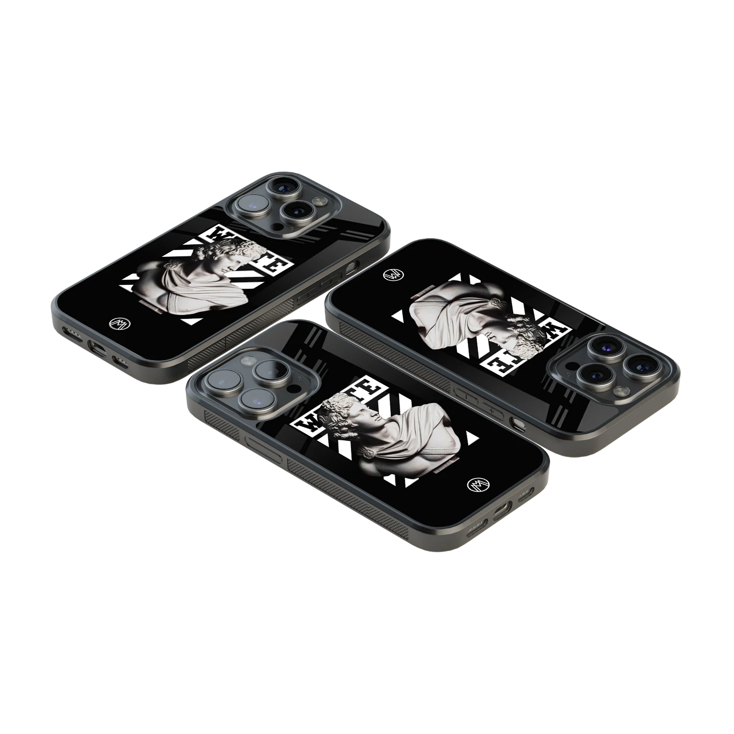 Luxury Glass Back Mobile Cover for iPhone, Samsung Galaxy, OnePlus, Pixel, Redmi & More