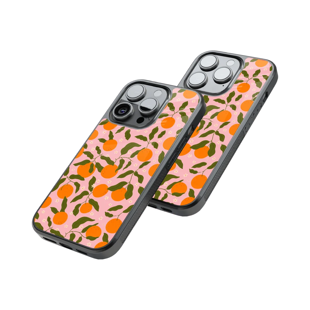 Protective Glass Back Phone Case Compatible with iPhone, Samsung, OnePlus, Pixel & More