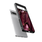maroon liquid marble back phone cover | glass case for google pixel 7 pro