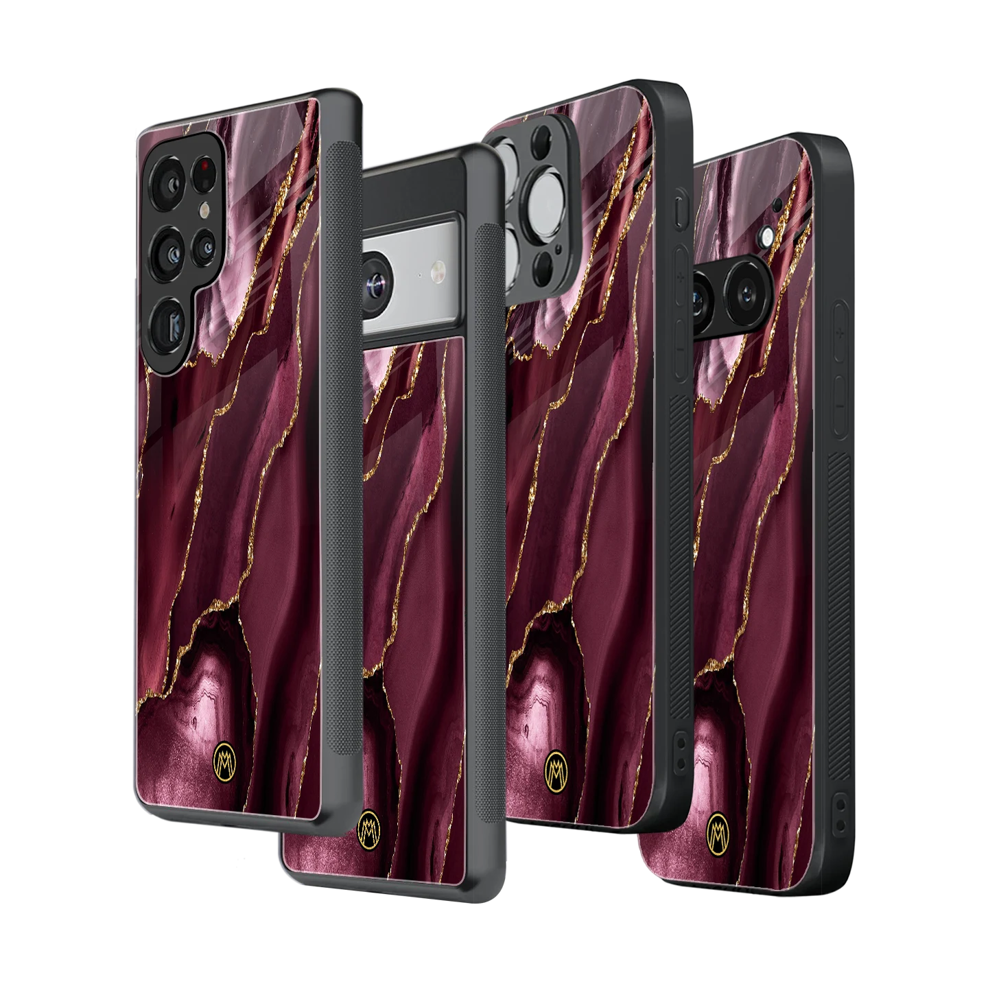 Stylish Glass Back Case for All Smartphones – iPhone, Samsung, OnePlus, Pixel, Redmi, Oppo, Vivo, Motorola