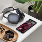 Maroon Liquid Marble Phone Cover | Glass Case