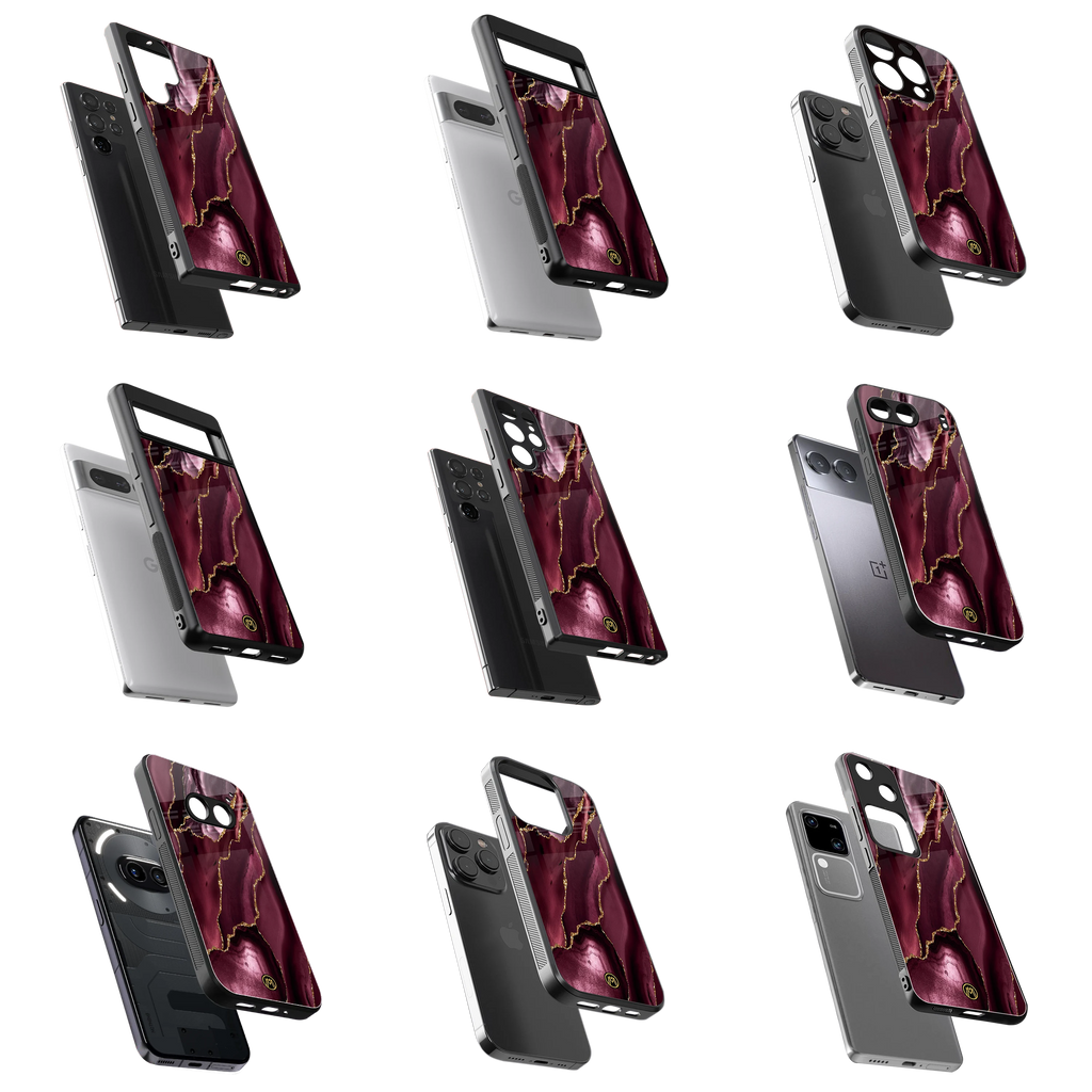 Durable Glass Back Mobile Case for iPhone, Samsung, OnePlus, Google Pixel, Redmi, Vivo, Oppo