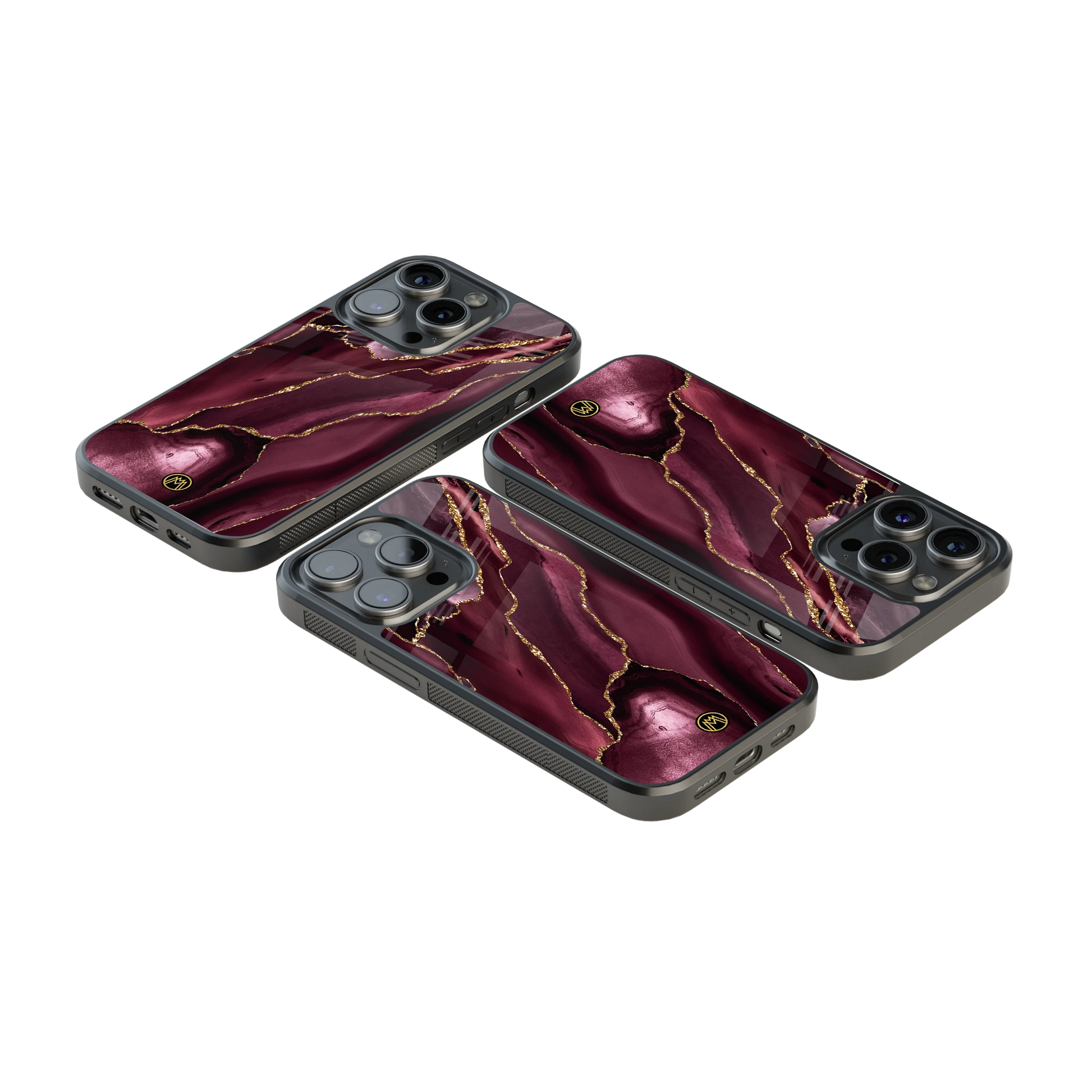 Luxury Glass Back Mobile Cover for iPhone, Samsung Galaxy, OnePlus, Pixel, Redmi & More