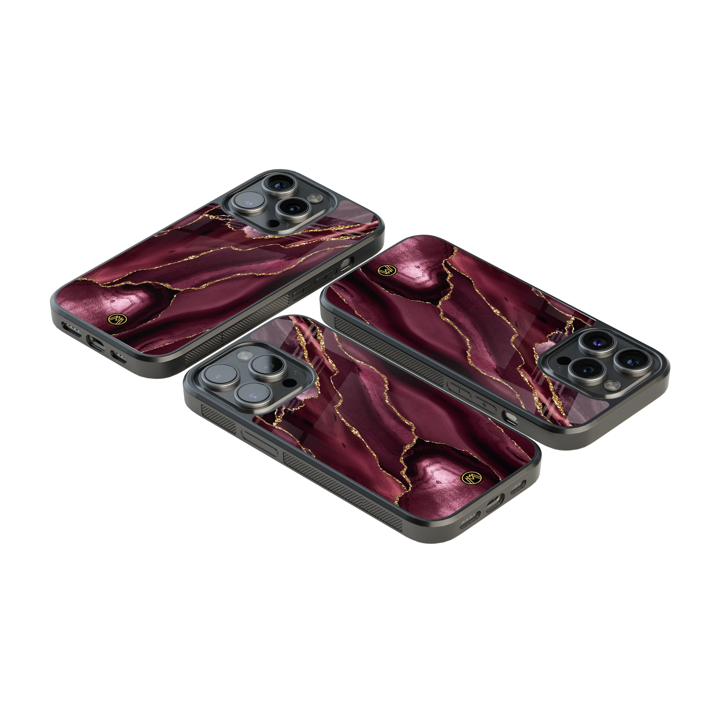 Luxury Glass Back Mobile Cover for iPhone, Samsung Galaxy, OnePlus, Pixel, Redmi & More