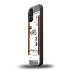 mars boarding pass ticket back phone cover | glass case for nothing phone 2