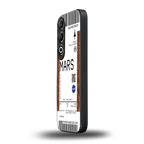 mars boarding pass ticket back phone cover | glass case for oneplus nord ce 4
