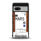 mars boarding pass ticket back phone cover | glass case for Google Pixel 7